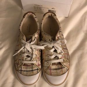 Coach Barrett Graffiti Sneakers size 8 M